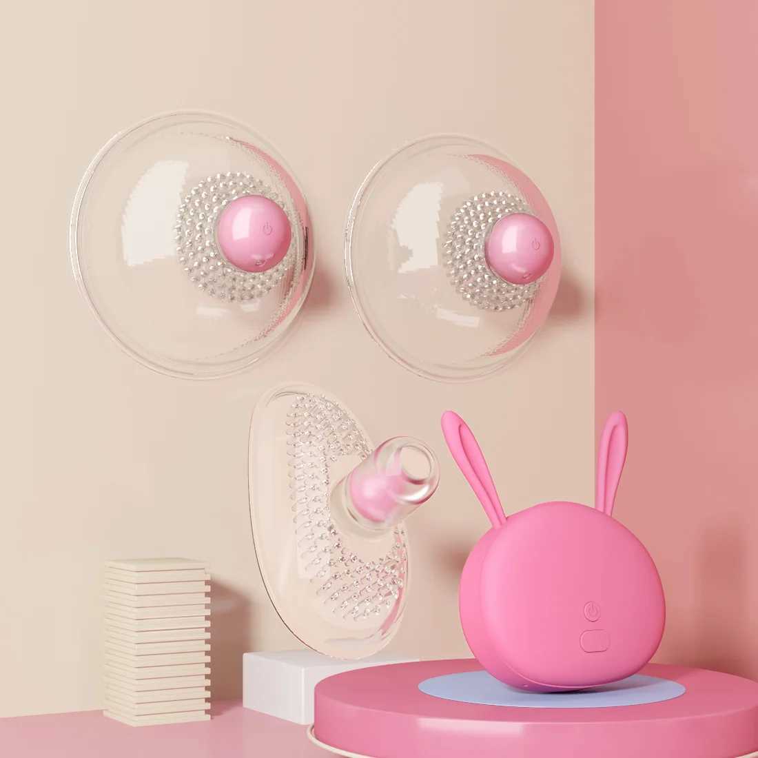 Wireless Remote Control Women Breast Pump Licking Masturbation Device Multiple Massages Enjoying Powerful Vibrator Adult Sex ToyXJ250311