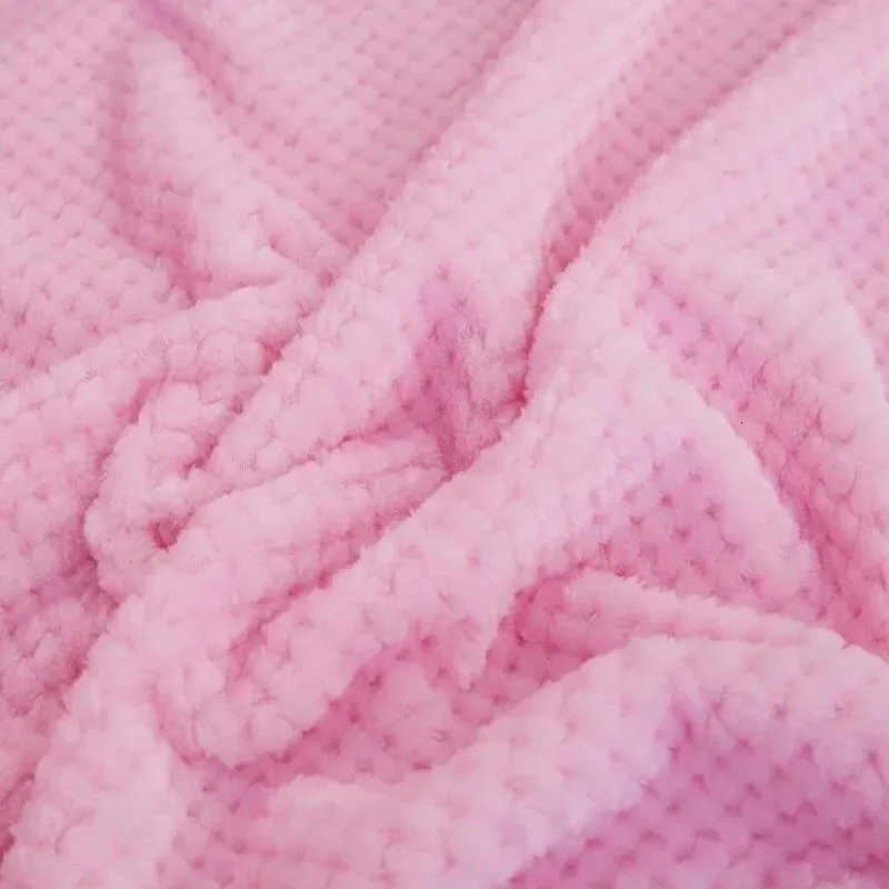 born Thermal Fleece Blanket Soft Swaddle Envelope Wrap Bedding blanket Swaddling Infant Quilts Pineapple Plaid Blankets 250218