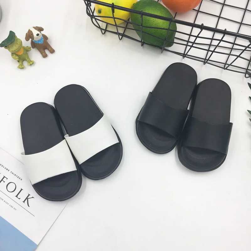 Baby Slippers Boy Girl Summer Kids Solid Shoes Non-slip Beach Sandals Toddler Indoor Bathroom Children SlippersT250311