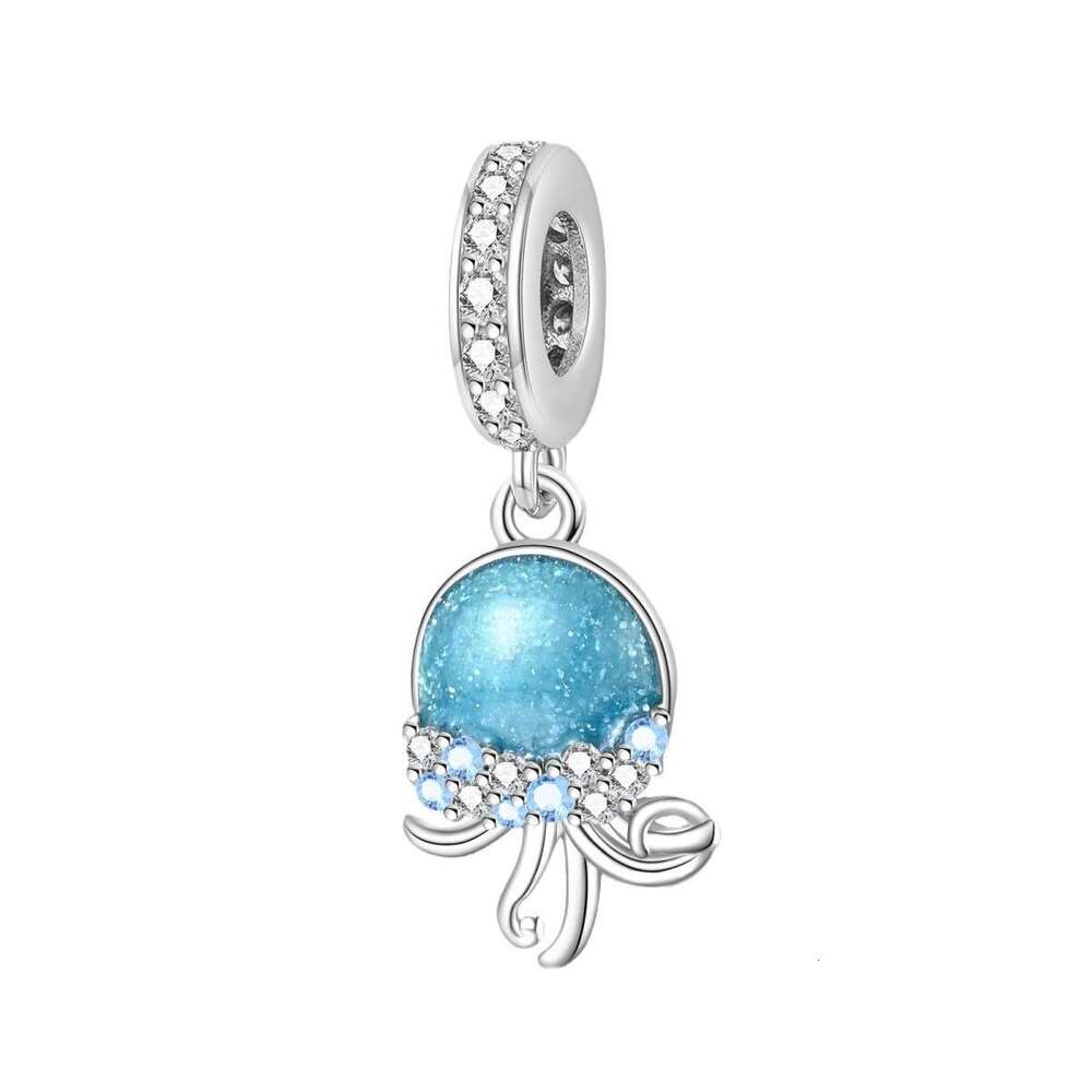925 Sterling silver ocean wind sea turtle seahorse Charms pendant beads fit DIY Bracelet jewelry accessories For women fashion jewelry gift