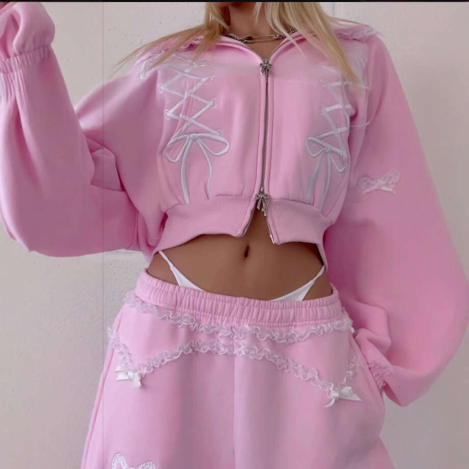 New Aesthetic Trendy Brand Printed Hoodie Y2k Hip-Hop Streetwear Women's Pullover Casual Top Sportswear