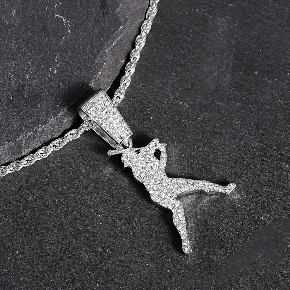 Baseball Sports Pendant Necklace Match Smooth Classic Rope Chain Exquisite Fashion Jewelry For Men Women Gift Party Daily Wear 250310