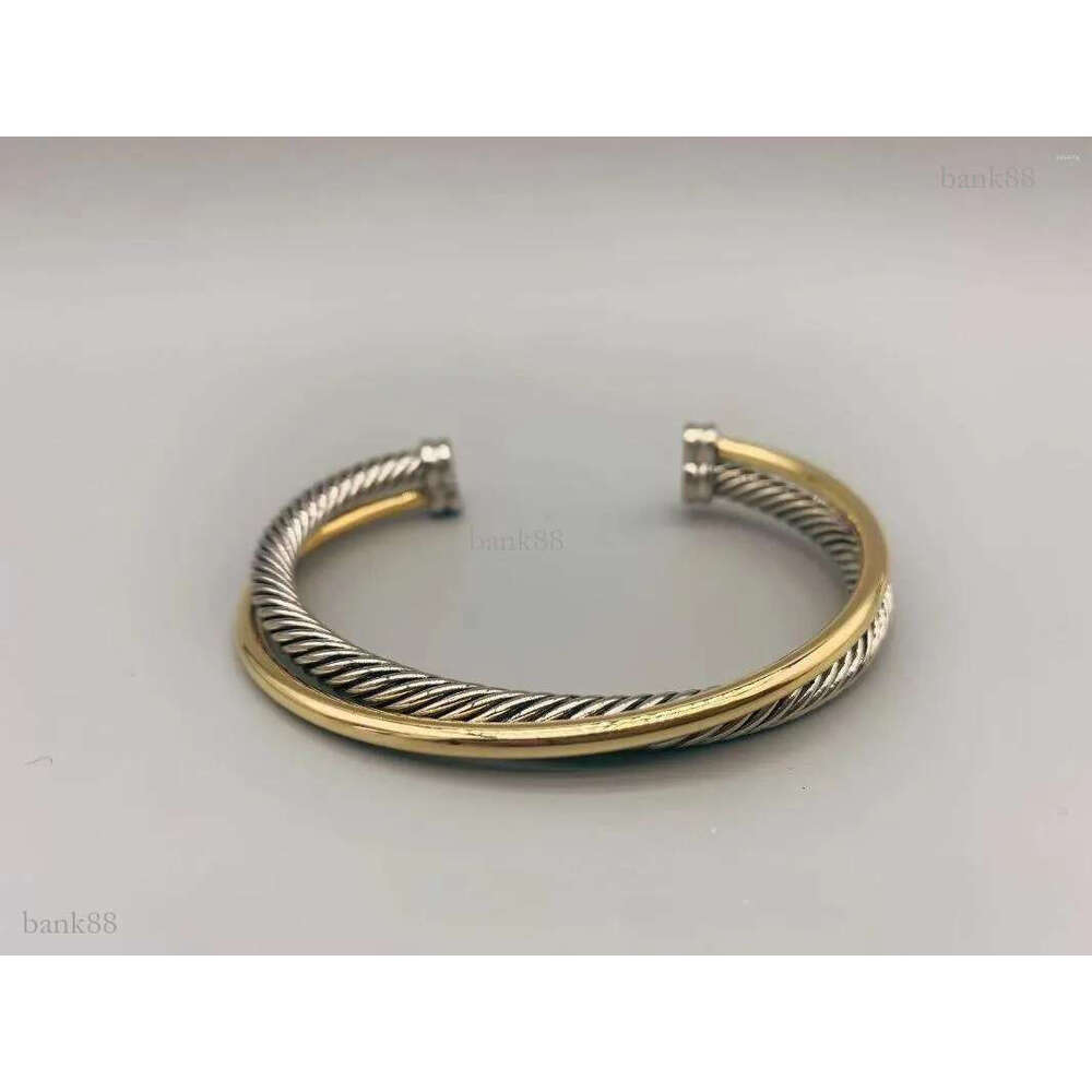 Bangle Le Han Jewelry Crossover Bracelet With18K Gold Plated