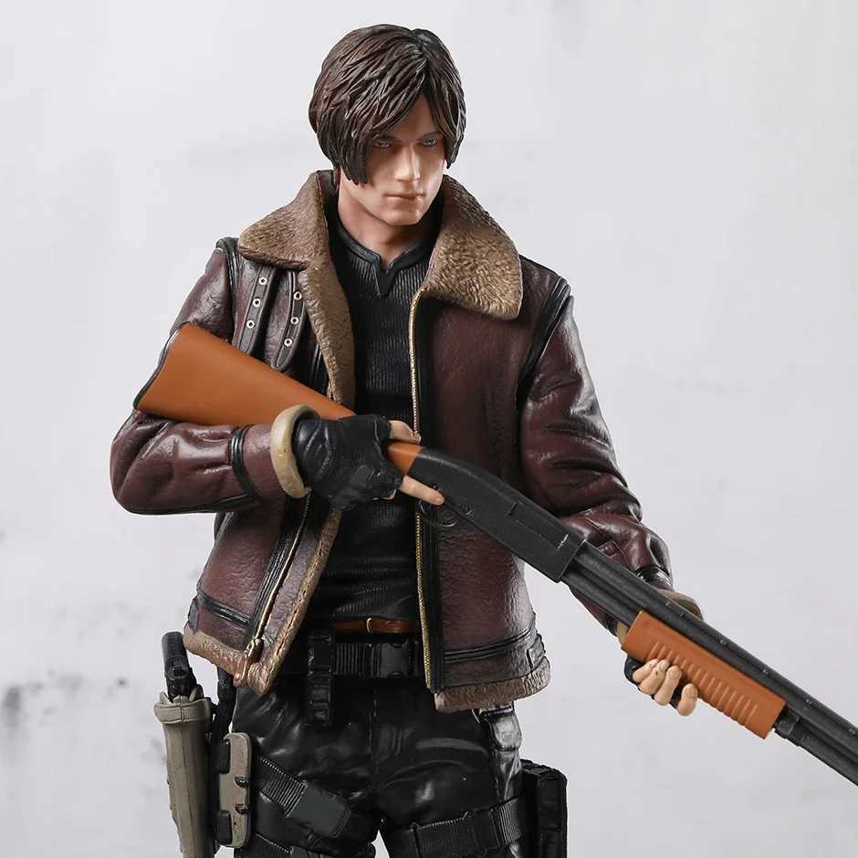 Movie Game Leon Kennedy 1/6 Scale Figure Figurine PVC Model Decoration Statue Gift ToyXJ250311