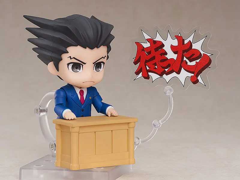 10cm Phoenix Wright Ace Attorney Miles Edgeworth 1761 1762 Anime Figurine Action Figure Toys Doll Christmas Gift With BoxXJ250311