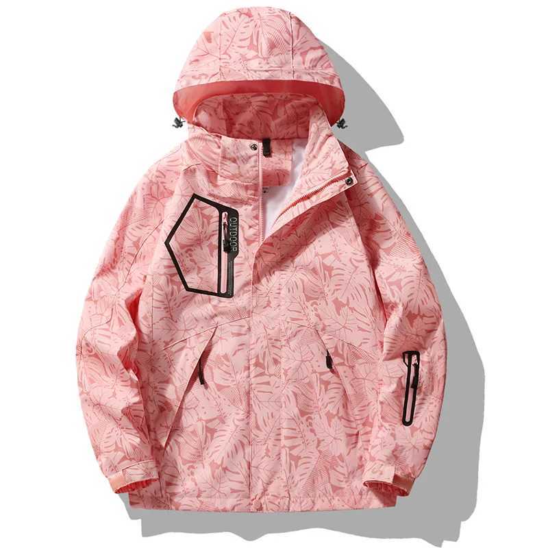 Spring and Autumn Mens and Womens New Style Jackets Thin Hooded Jackets Waterproof Outdoor Sports Mountaineering SuitsT250311