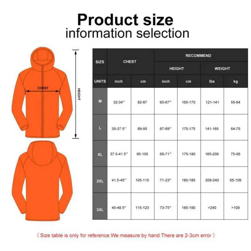 Camping Rain Coat Unisex Windbreaker Women Men Waterproof Jacket Sun Protect Clothing Trekking Fishing Rain Wind Breaker JacketT250311