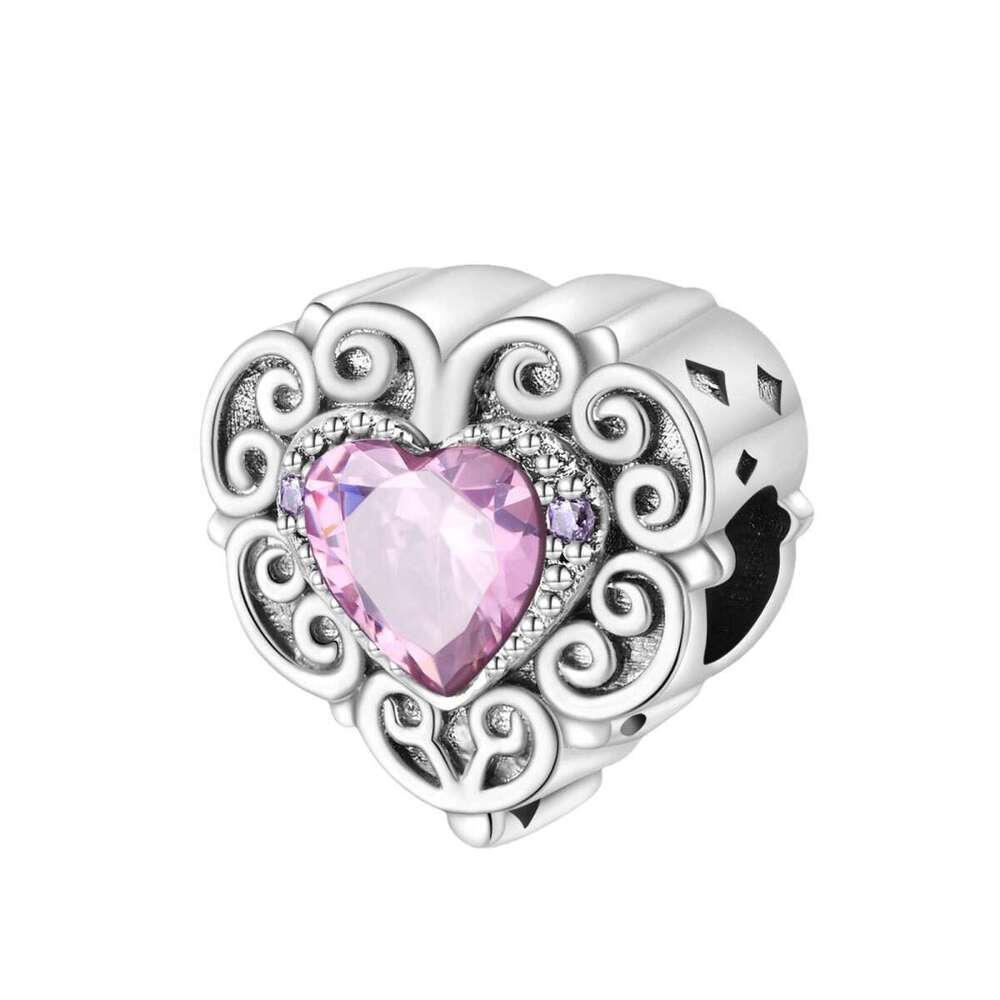 925 Sterling Silver Romantic Charms Classical Butterfly Cross Key Pendant Bead DIY Jewelry Accessories Bracelet