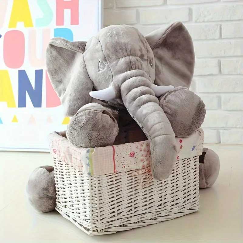 40cm Soft Elephant Plush Toys Cute Elephant Baby Sleeping Pillow Stuffed Animals Best Gifts For Kids Birthday Room DecorationT250310
