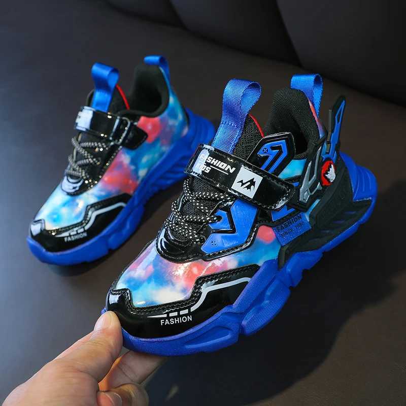 A new pair of boys sports shoes dad shoes casual shoes boys mechanical sle outdoor shoes running shoesXJ250311