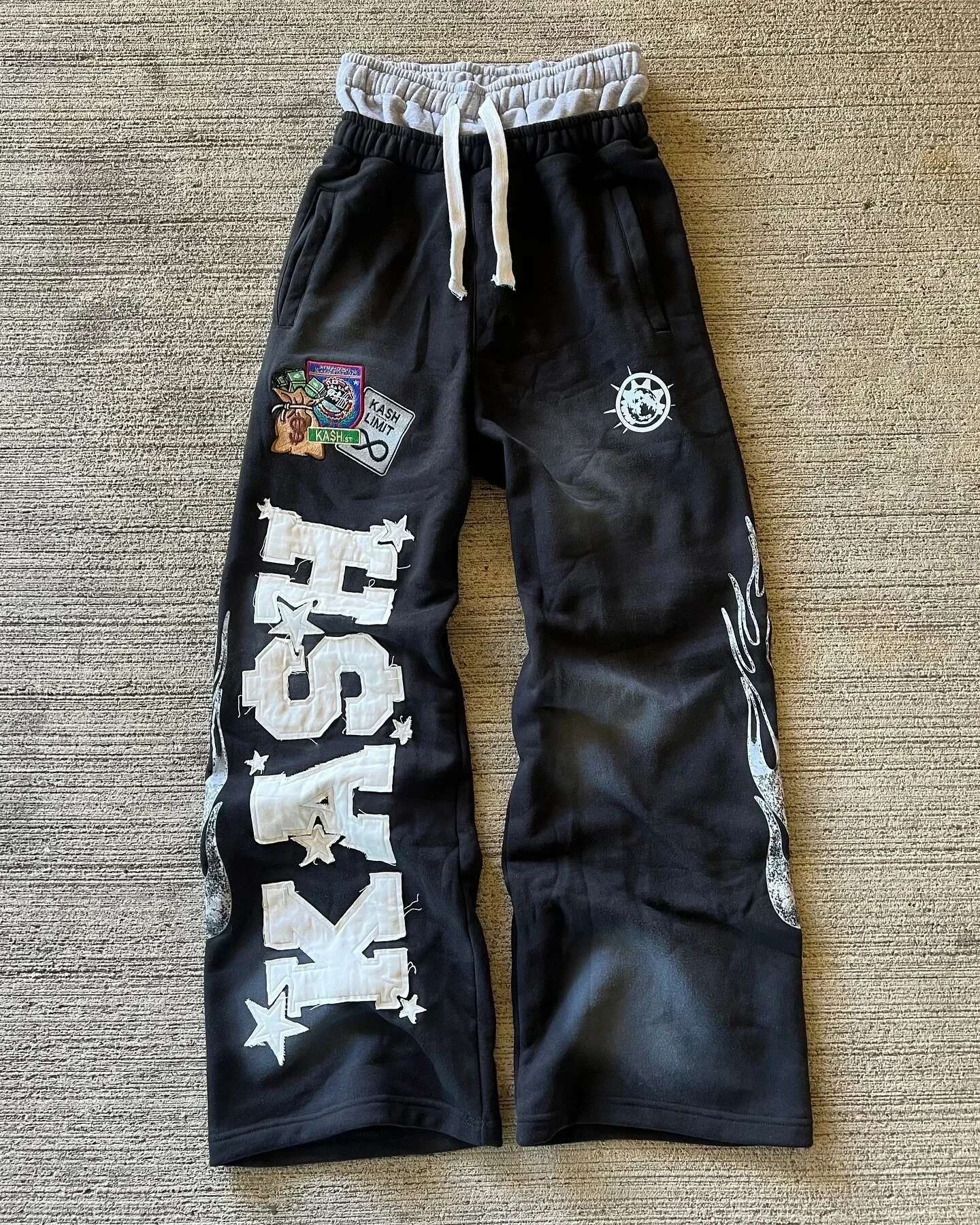 2025 New Hip Hop Style Letter Embroidered Fashion Designer Men s Pants American Street Wear Straight Leg Sports Pants Men s Loose Casual Pants