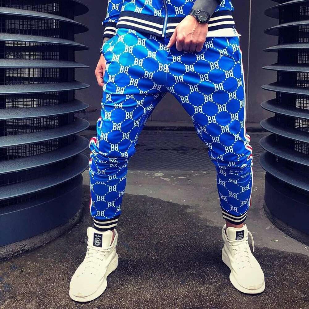 2025 Summer Fashion Designer Tight Fitting Casual Men s 3D Printed Jogging Pants New Drawstring Street Wear Men s Pants Casual Pants