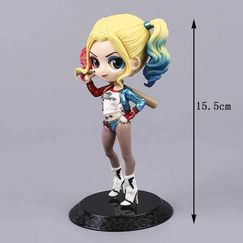 Anime Wonder Woman Harley Quinn Joker Action Figure Model Toys Cake Decoration Collection Doll Birthday Present For Kids dollXJ250311