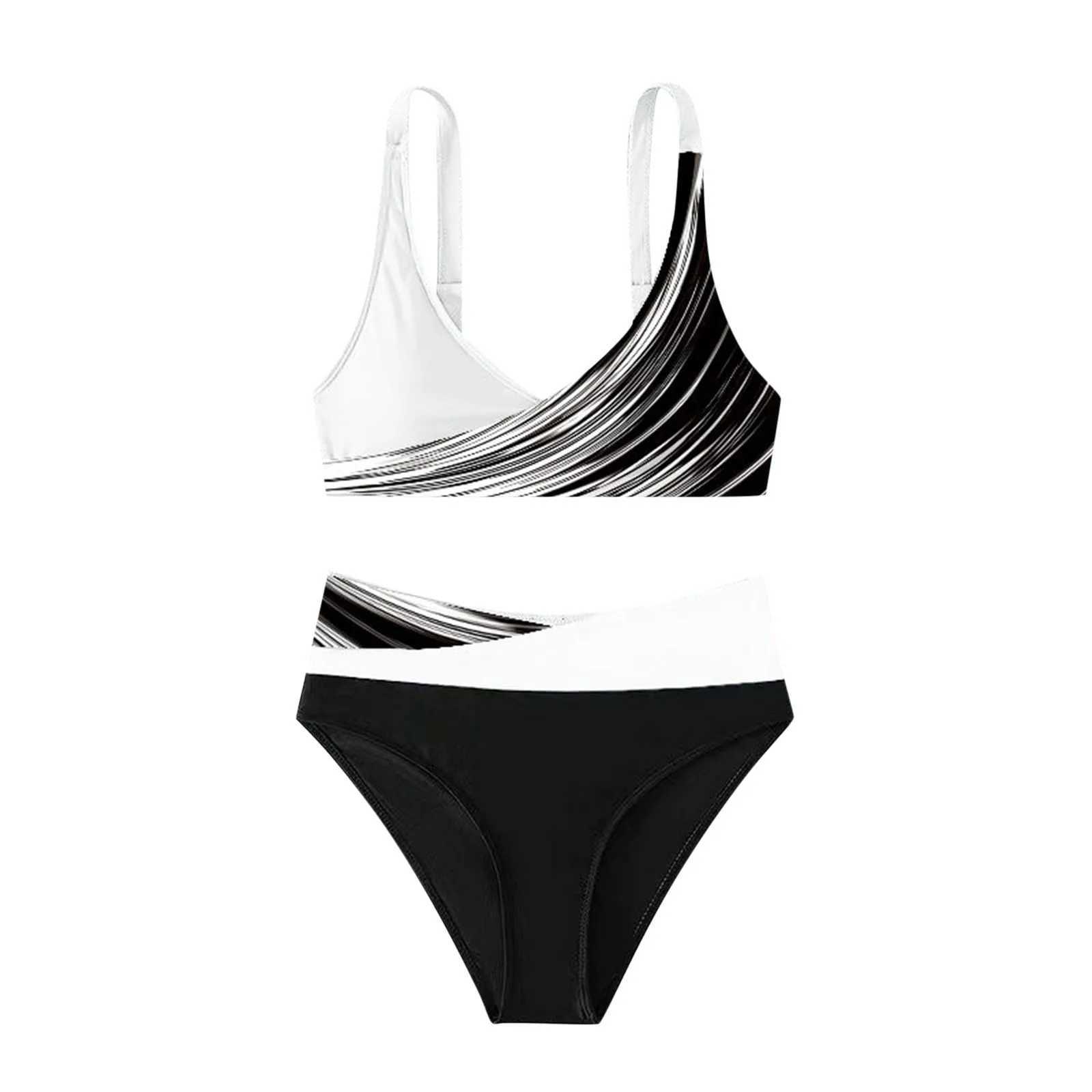 Prints Bathing Swimsuit Bikinis Set Womens High Waist Bottoms Bikini 2 Piece WomenS Swimsuit Bikini Woman 2024 Trend Push Up T250602