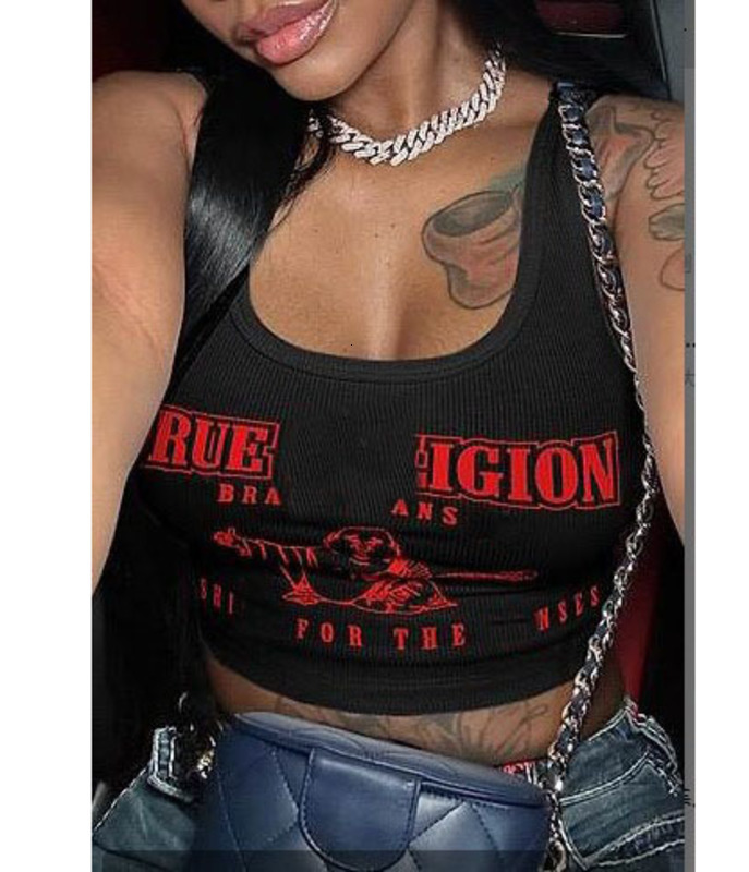 Womens Vest T-shirt Fashion Tops Open Collar Designer Printed Letter Tshirt Small Tank Top Pit Rib Stripe Camis Tee Shirt S-XL