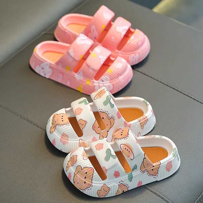 Childrens Shoes Slippers Summer Boys Girls Non-slip Bathroom Bath Children Baby Indoor Girls ShoesT250311
