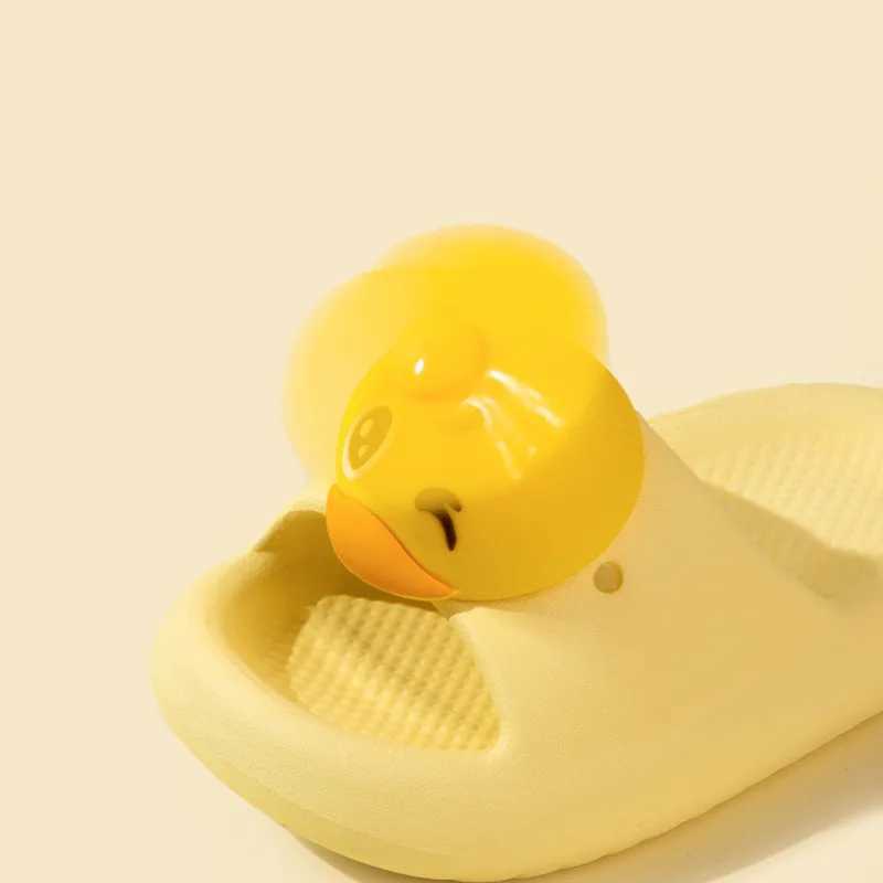 Childrens Sandals Funny Duck Boys Baby Animal Slippers Summer Breathable Indoor Childrens Sandals Cute SlippersT250311