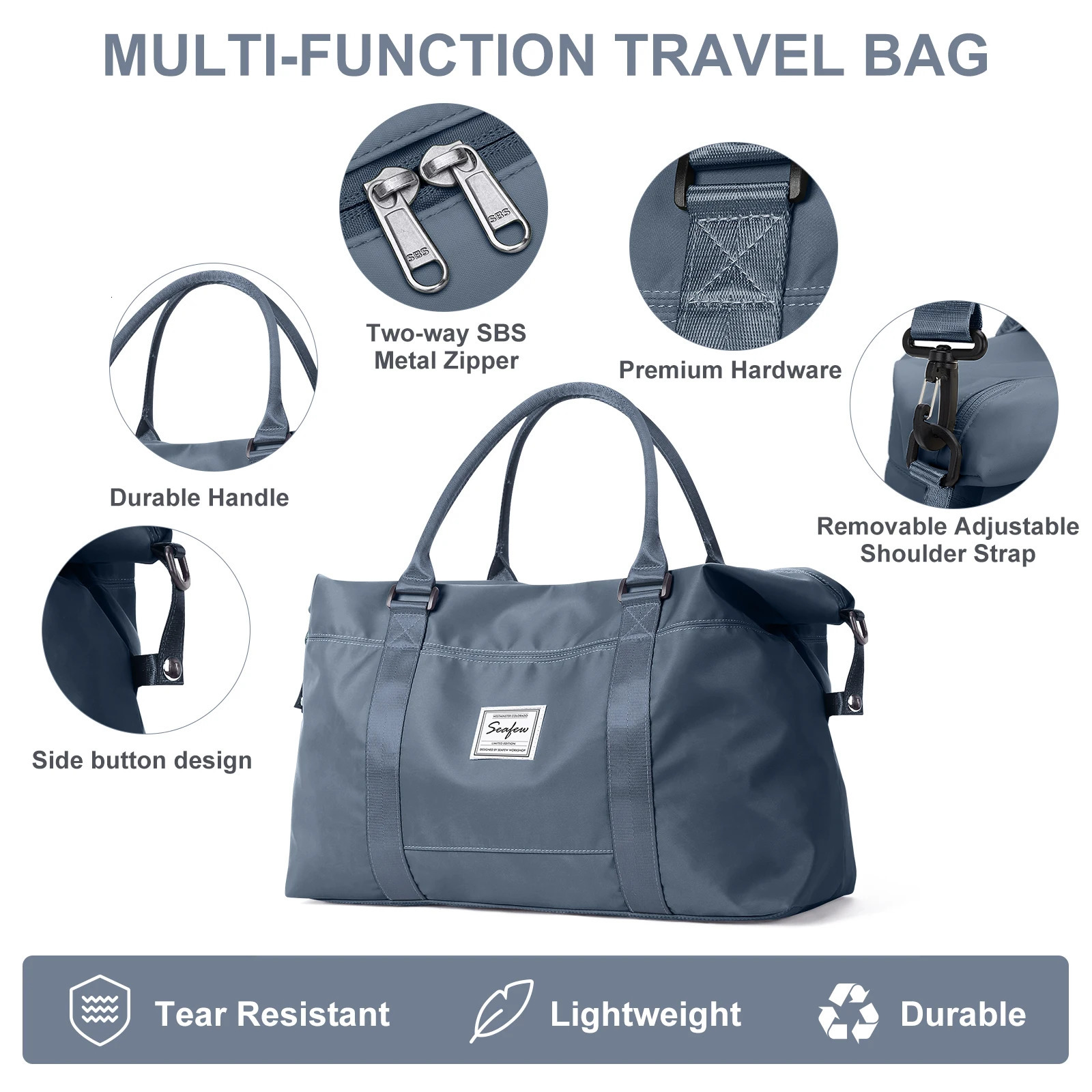 Travel Bag Male Female LargeCapacity Hand Luggage Cabin Aircraft 40x20x25 ShortDistance Weekender Overnight 250311