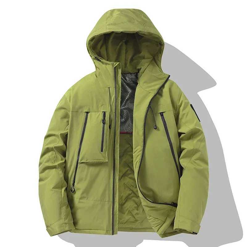 Winter Windproof Jacket Mens Outdoor Hiking Waterproof Graphene Warm Cotton Padded Coat Couples Fashion Ski Thickened ParkaT250311