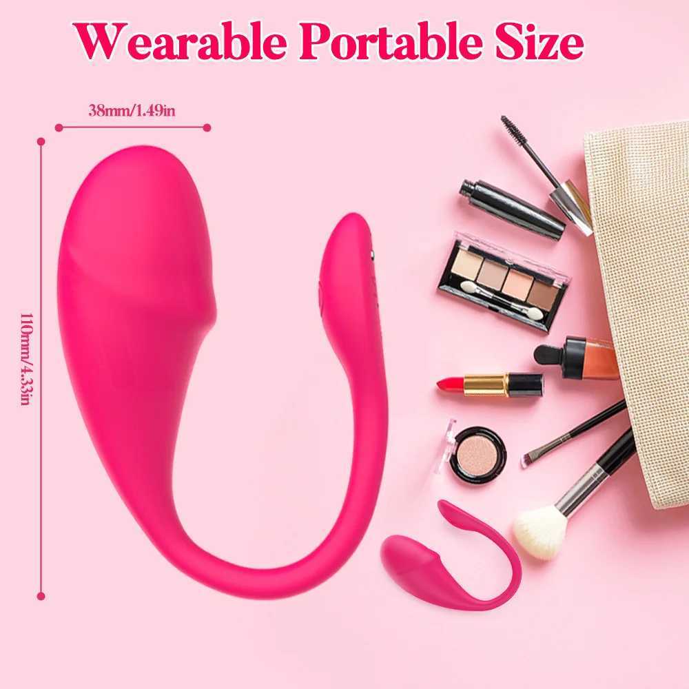 APP Woman Vibrating Egg Vaginal Massager A Point Stimulator Remote Control Of Wearable Woman Adult Sex ToysXJ250311