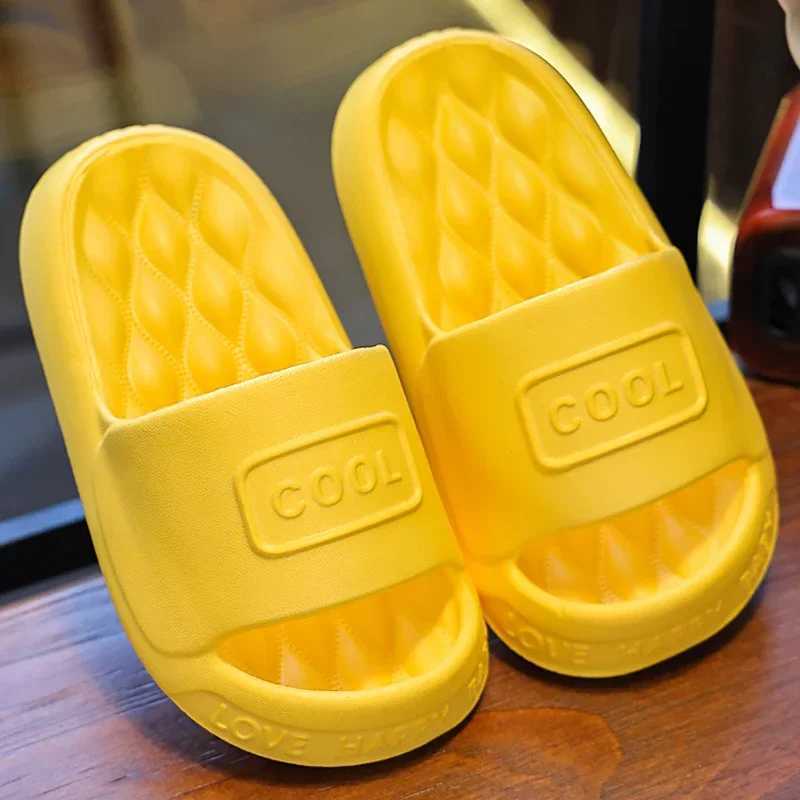 Summer Aged 3-12 Children Slippers Brief Lithe Sandal For Boys Girl Slides Soft Sole Mule Non-slip Flip Flops Home Kids ShoesT250311