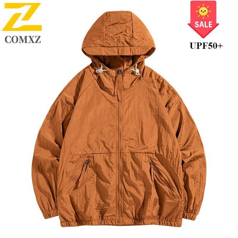 Summer UPF50+ Windbreaker Mens Casual Loose Lightweight Breathable Jacket Womens Fishing Sport UV Protection Skin Hooded CoatT250311