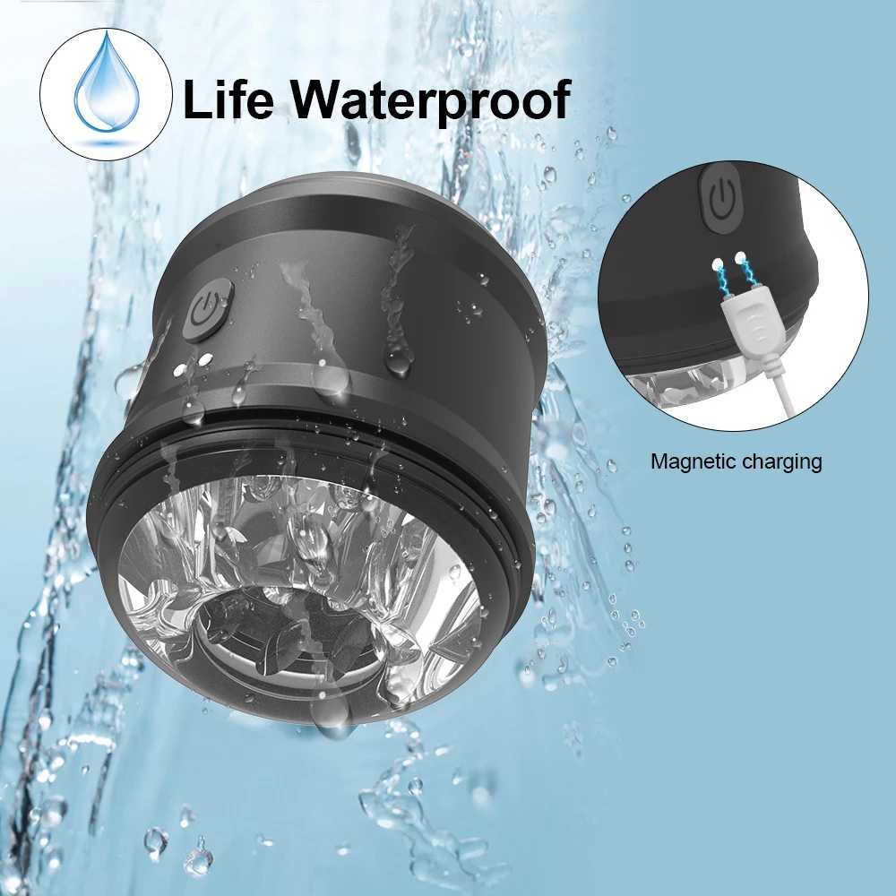 Dual Open-ended Automatic Male Masturbator Powerful Vibrating Masturbation Waterproof Sex Toy Adult Goods Men W250311
