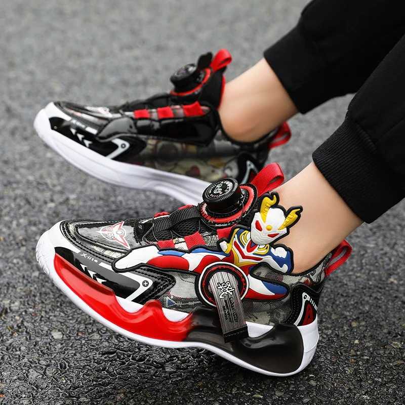 New sports and leisure running basketball shoes for children cross-border plus size popular internet celebritiesXJ250311