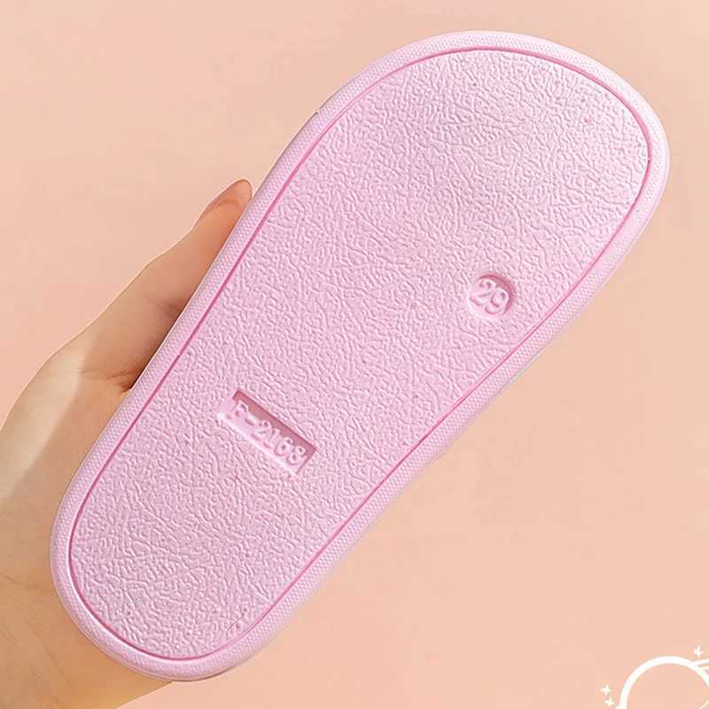 Cute Cartoon Indoor Childrens Slippers Bathroom Non-Slip Wear-Resistant Slippers For Boys And GirlsT250311
