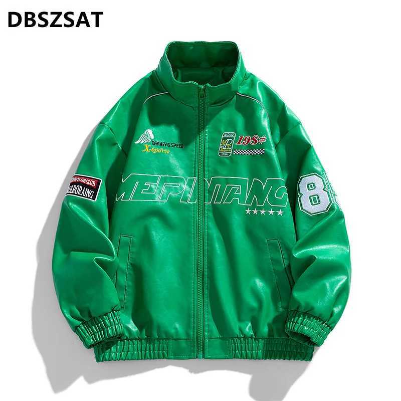 Leather Jacket Men Winter 2025 Motorcycle PU Leather Jacket Mens Stand Collar Casual Windbreaker Ropa De Hombre Slim Coat 7XLT250311