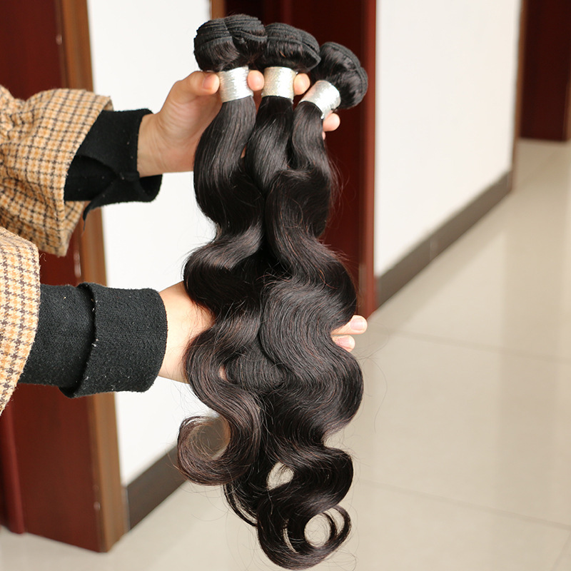 8-30 Inch Premium Black Body Wave Human Hair Bundles - 100% Virgin Remy Hair - Natural Looking Luxurious Extensions for Stunning Hairstyles