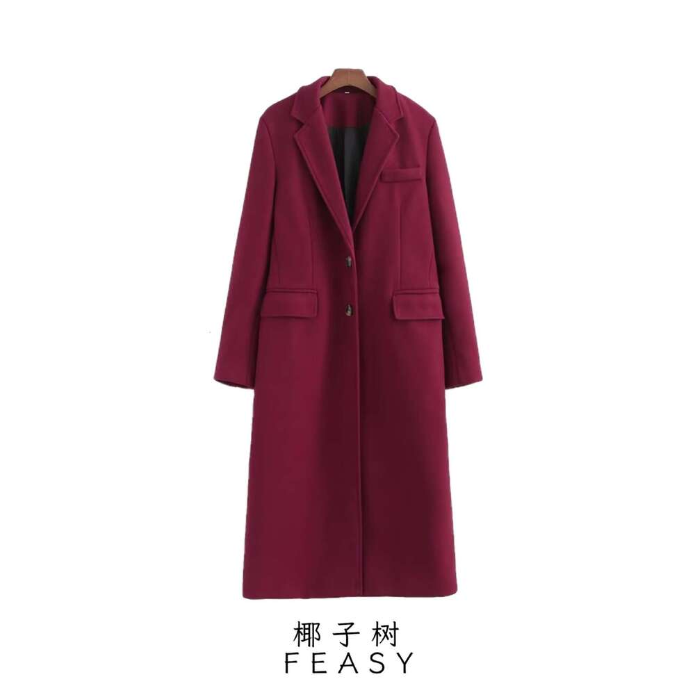 Women's Clothing 2024 Autumn And Winter New Street Fashion Temperament Long Coat Jacket