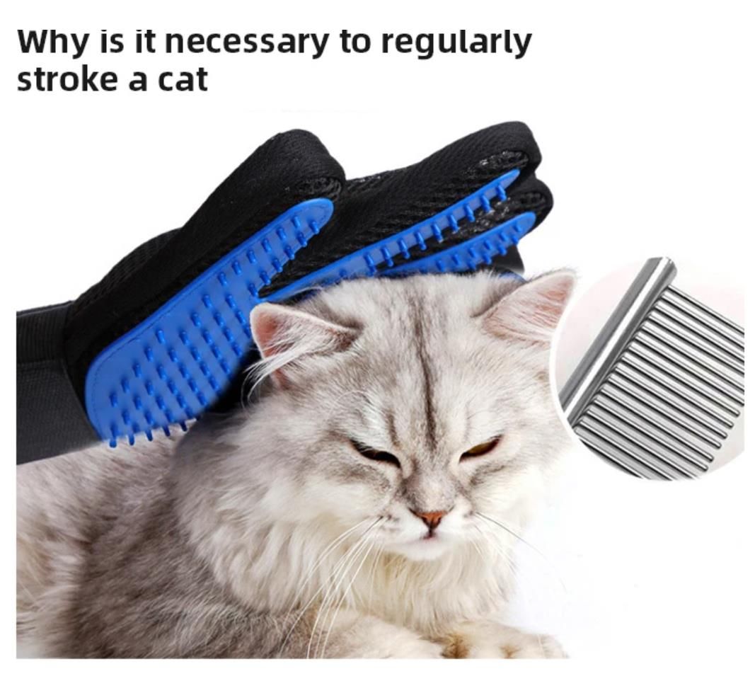 Multi-Purpose Pet Hair Cleaning Gloves with Silicone Bristles Perfect for Cats and Dogs