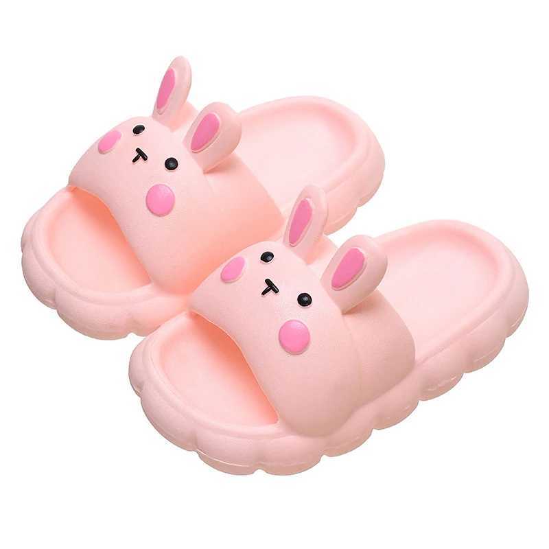 Children Slippers Shark Flip Flops Soft Sole Cartoon Slipper Women Man Bathroom Sandal EVA Non-slip Children Shoes SandalsT250311