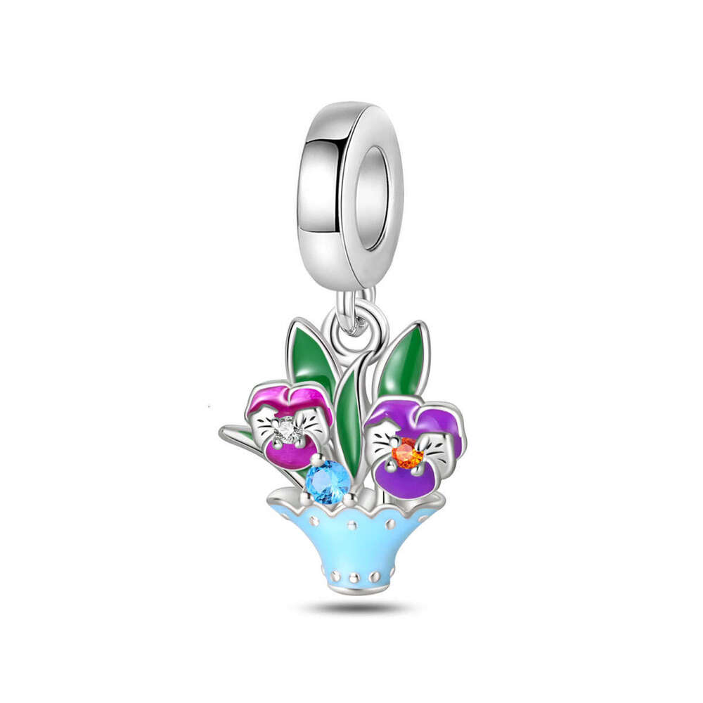Fit European Style 925 Sterling silver Charms DIY Jewelry Accessories Romantic Love Butterfly Bracelet Pendant Beads