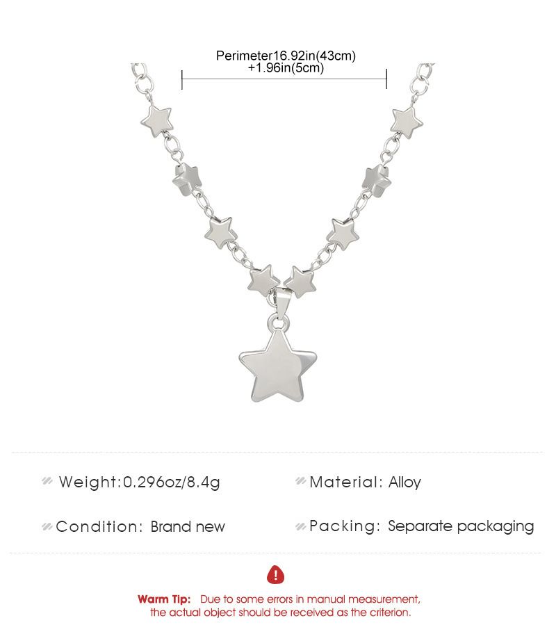 Elegant Chic Stella Pendant with Novel Star Design Perfect Statement Jewelry Piece