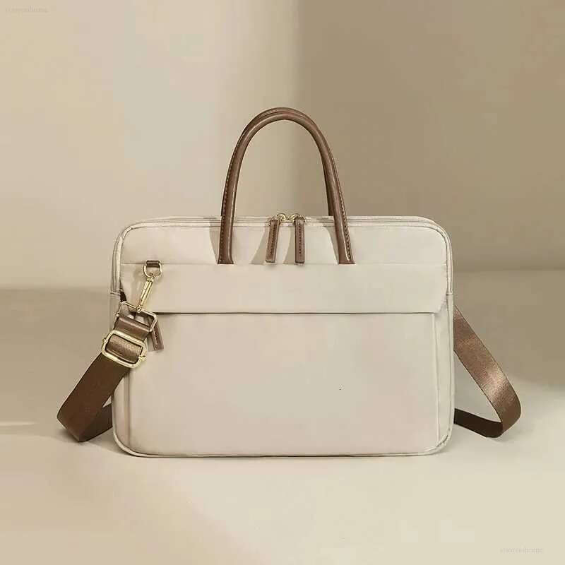 Crossbody Designer Bags Briefcase 16 Laptop Bag Ladies 2024 New Casual Fi Cmuter Handbag Solid Color Business Briefcase 268