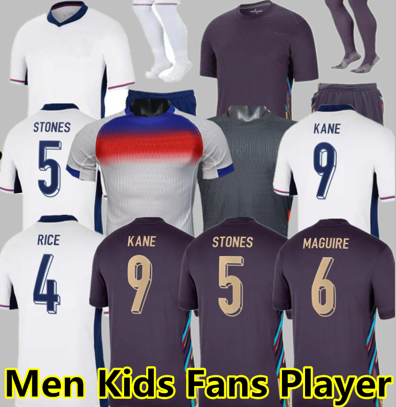 Angleterre FODEN soccer jerseys 2024 2025 KANE GREALISH RASHFORD BELLINGHAM SAKA 24 25 26 Football shirt men kids women kit uniform MAINOO PALMER eNgLAnDs