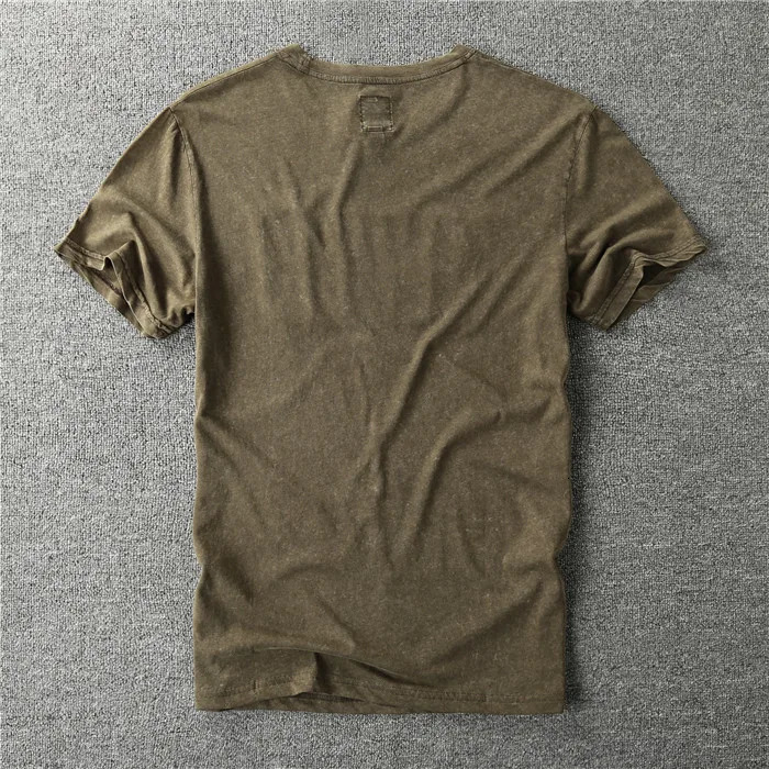 Retro heavy-duty mens T-shirt summer short sleeved personalized embossed letter pattern 24ss Y2k young mens T-shirt top 250310
