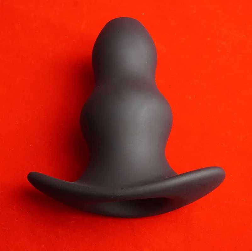 Silicone tunnel anal plug hollow buttocks anal diffuser sex toy anal plug Butplug prostate massageXJ250311