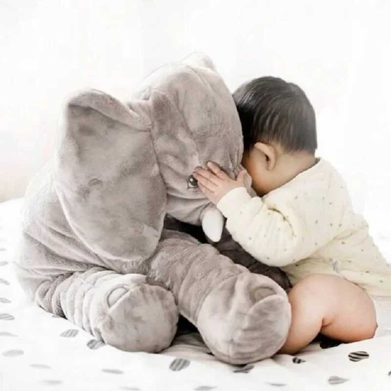 40cm Soft Elephant Plush Toys Cute Elephant Baby Sleeping Pillow Stuffed Animals Best Gifts For Kids Birthday Room DecorationT250310