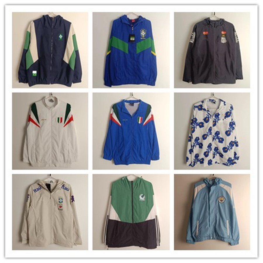 2025 Full zip Light jacket Football jackets Spring and Autumn hoodie Tracksuits sport windbreaker running fashion multiple colour outerwear coats water proof