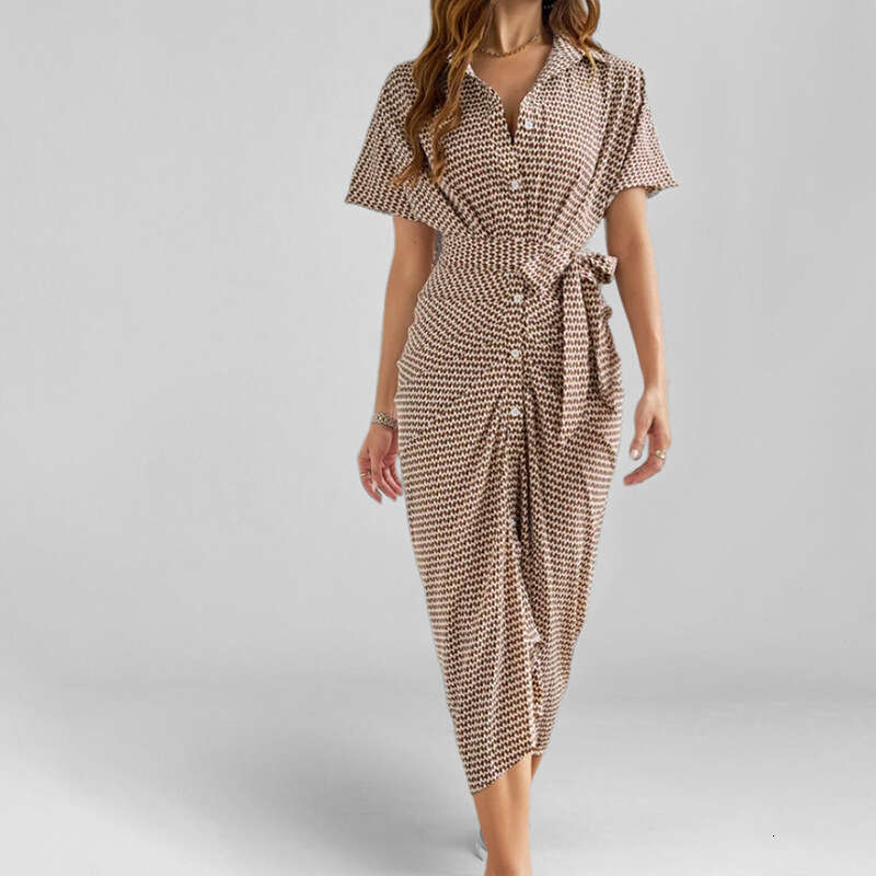 2025 Spring New Women's Clothing Elegant Strap V-Neck Minimally Designed Dress For Women KLMY