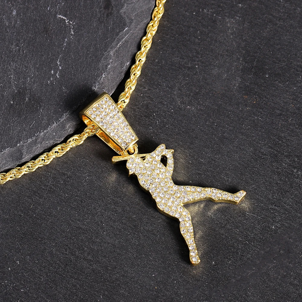 Baseball Sports Pendant Necklace Match Smooth Classic Rope Chain Exquisite Fashion Jewelry For Men Women Gift Party Daily Wear 250310