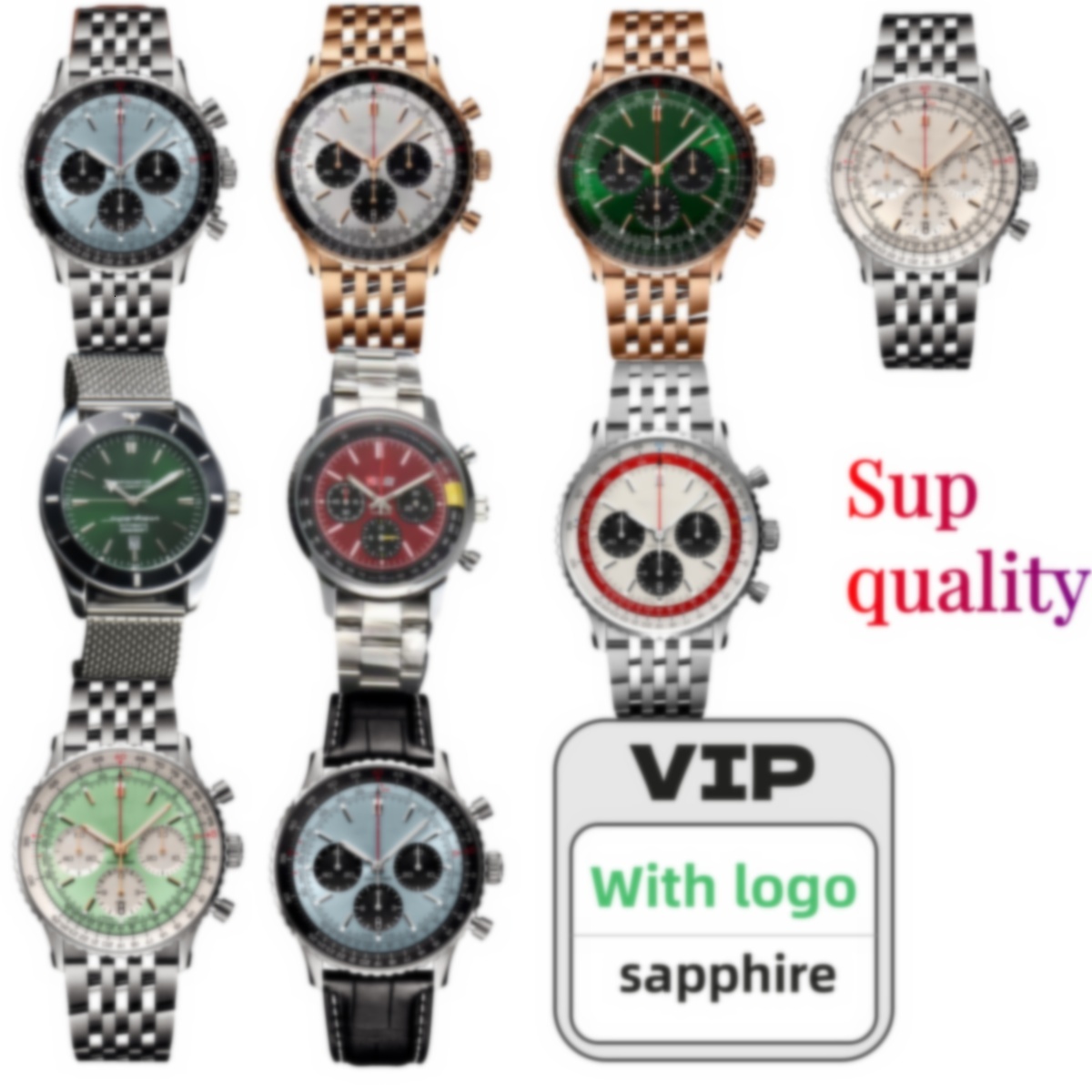 Brietlingchronomat Watch Mens High Quality Watch Mens Designer Watch Time Watch Designer BR Watch Automatic Watch Multifunctional Watch 43Mm Vintage 404