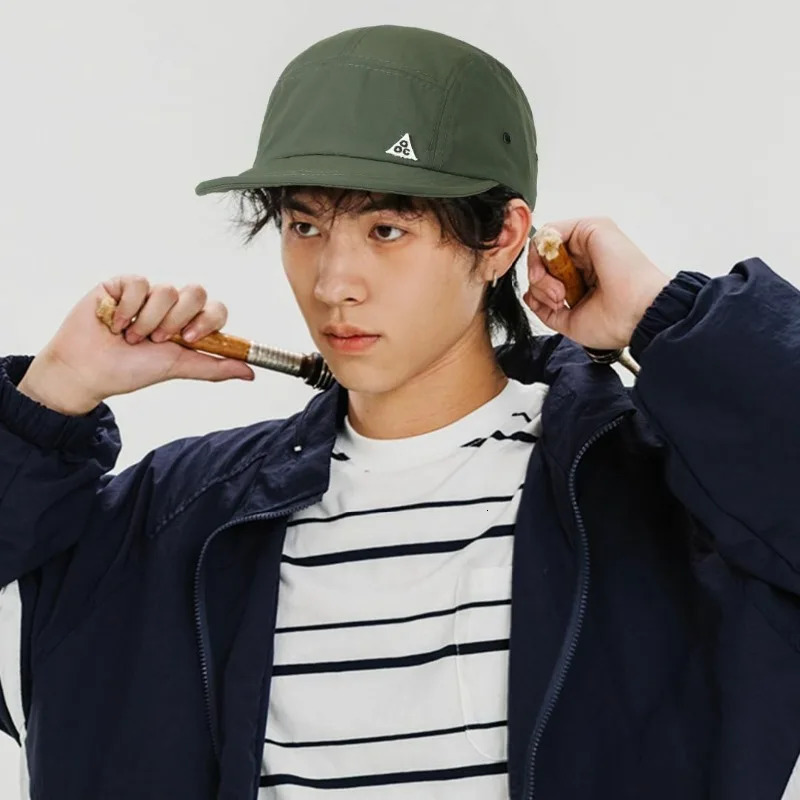 5 Panel Short Brim Quickdrying Golf Baseball Caps Mens Soft Lightweight Sports Running Cap Unisex Outdoor UPF50 Peaked 250311