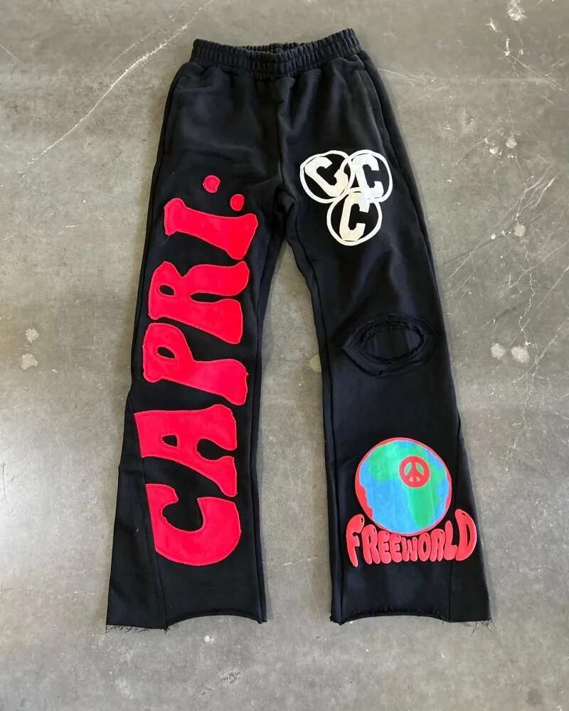 Y2K Retro Pants With Letter Print Fashion Designer Pattern Gothic Hip hop Streetwear Aesthetic New Casual Men s And Women s Wide Leg Jeans Outdoor Cas