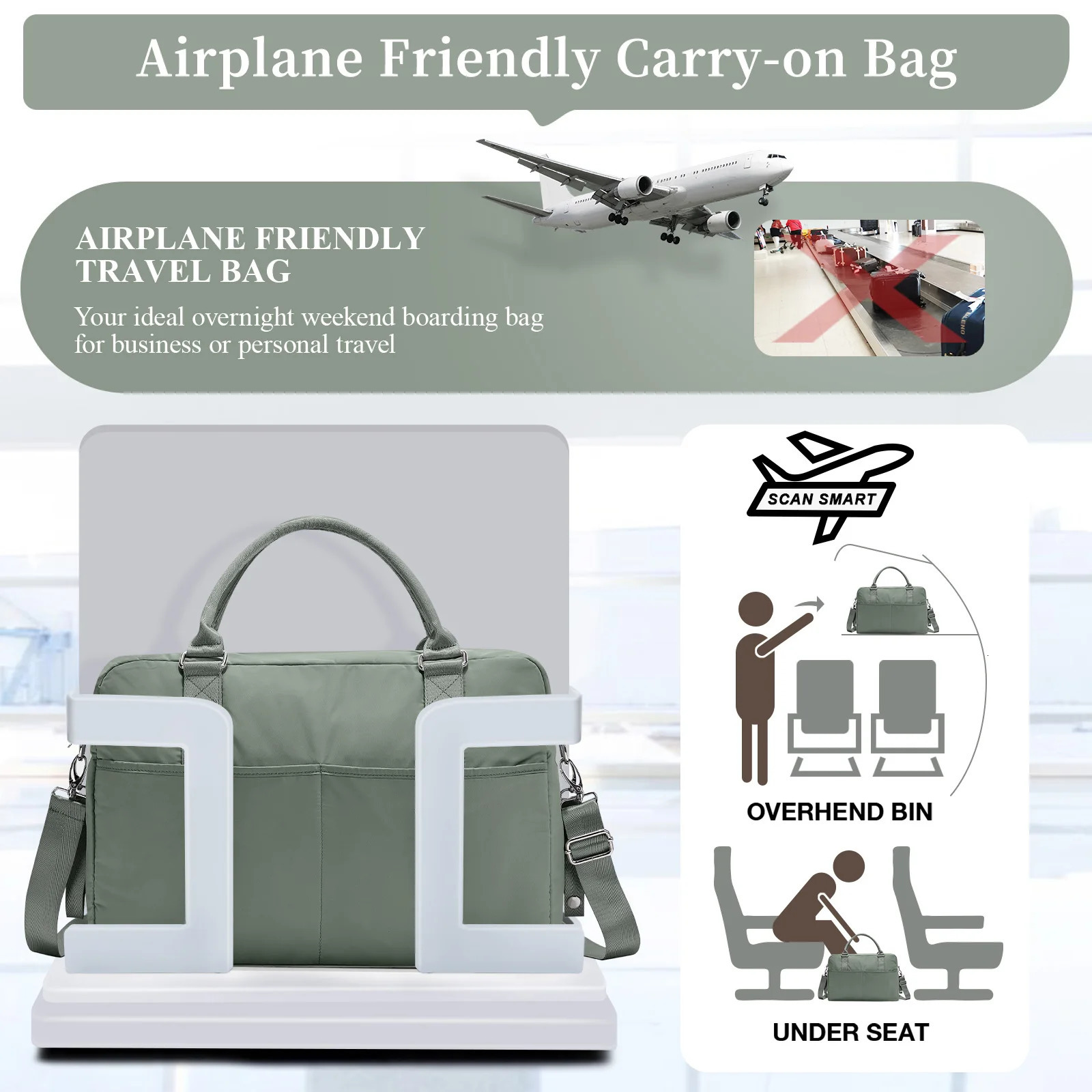 Woman Bags Tote Bag Waterproof Handbag Cross High Capacity Carry On Luggage Travel Weekender Overnight For Women 250311