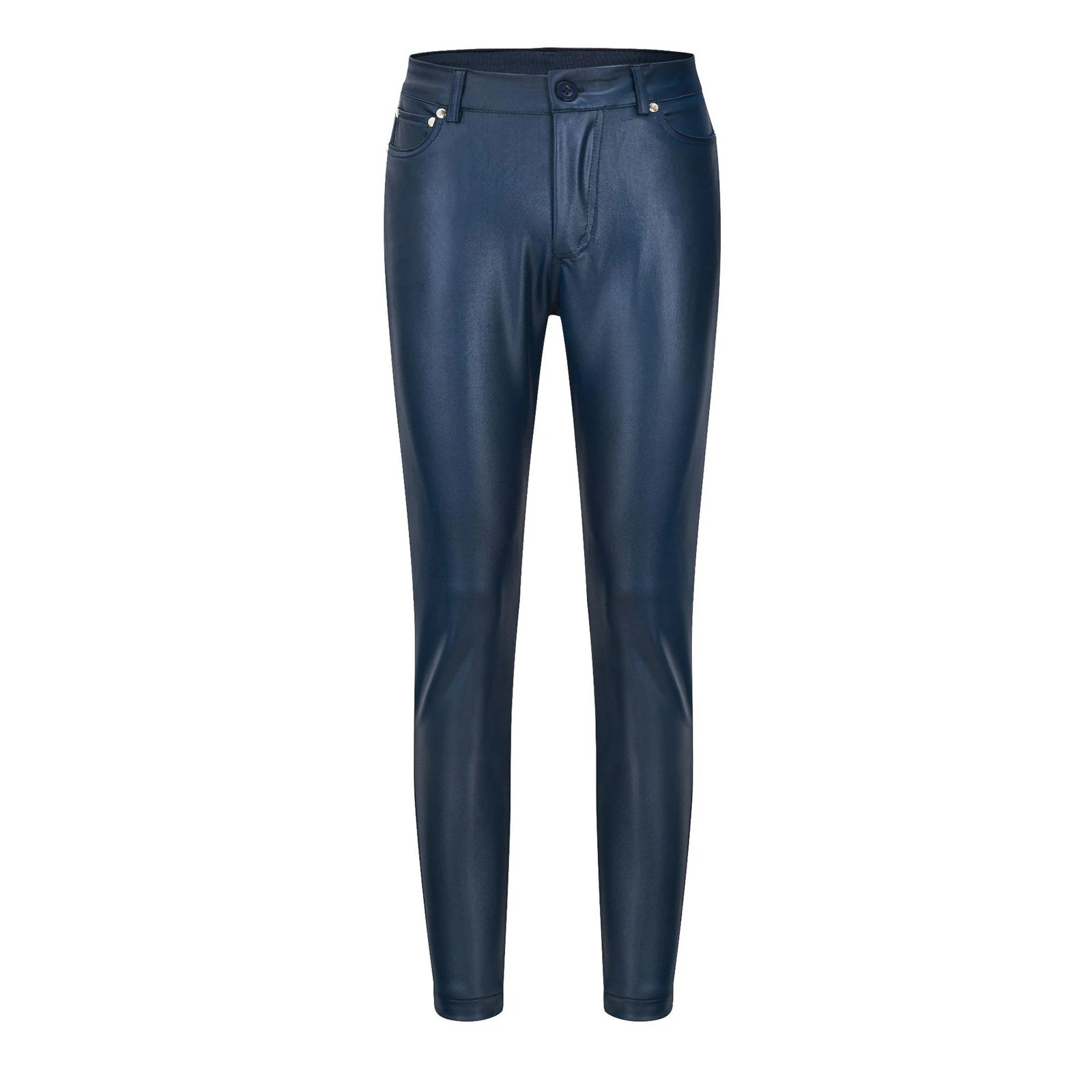 Women PU Leather Pants High Waist Skinny Push Up Leggings Elastic Trousers Spandex Jeggings Streetwear S3XL 250305