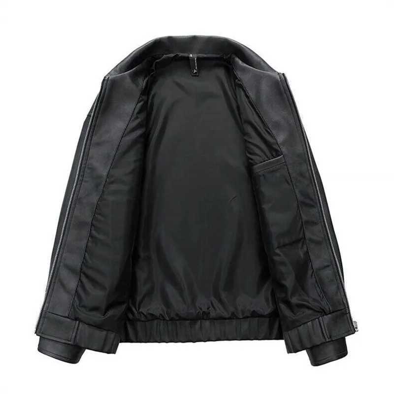 2025 New Mens Leather Jackets Fashion Tie-Dye Motorcycles Coats Male PU Casual Outwear Moto Biker Leather Jacket StreetwearT250311